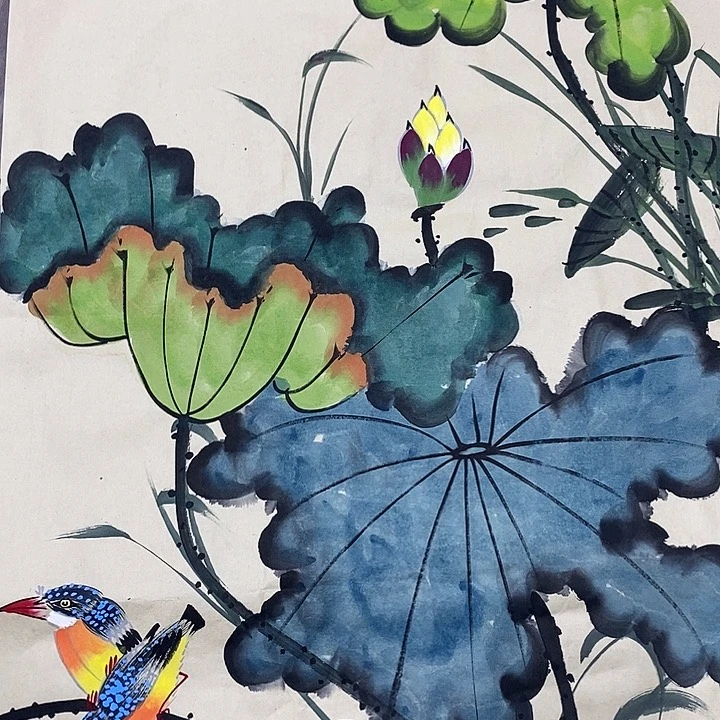 手绘国画作品展9999