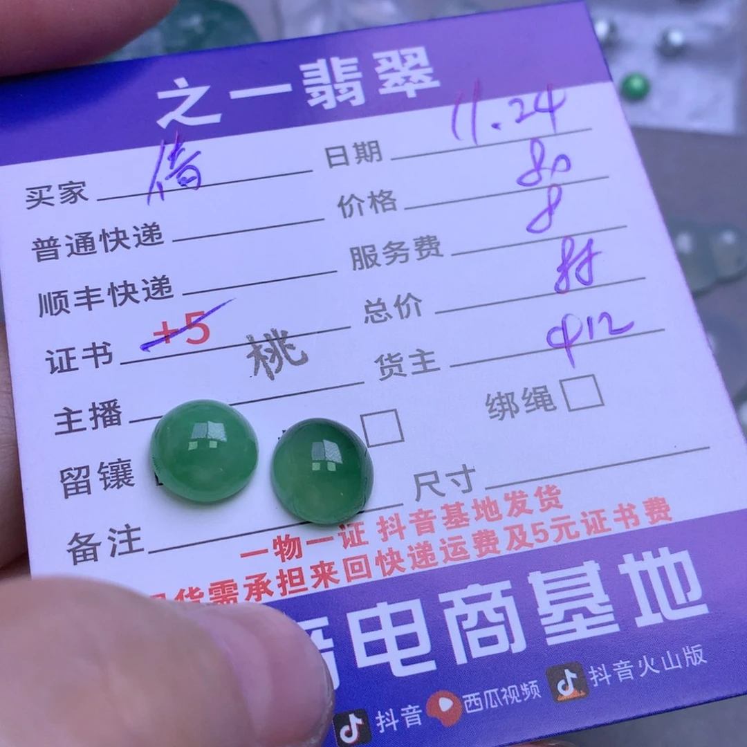 颈饰未镶嵌翡翠倚*