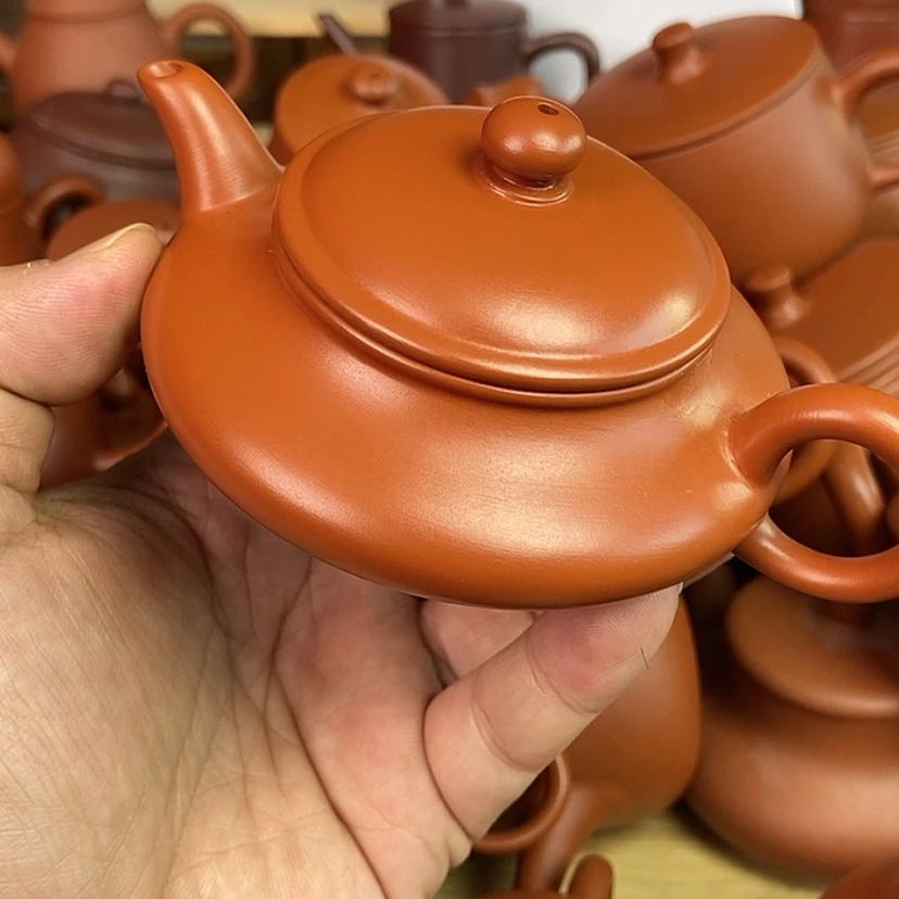【闪购商品】茶壶朱泥110cc000000000000000