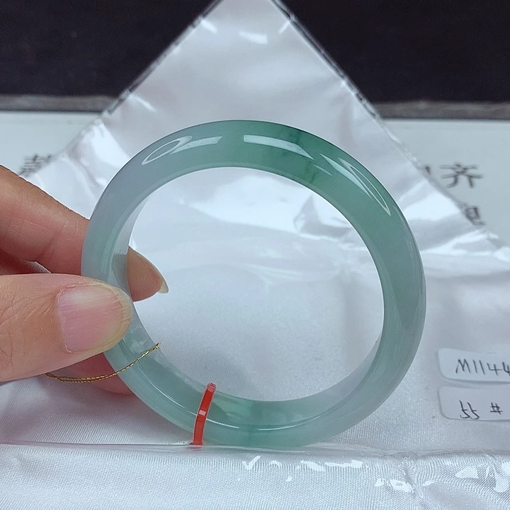 未镶嵌手镯翡翠55圈4458