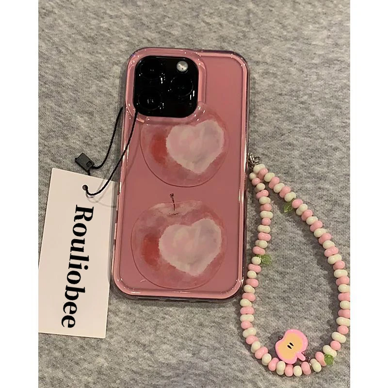 BANCAins风粉底油画苹果适用iPhone16/15手机壳华为vivo小米oppo