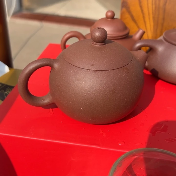 紫砂茶壶紫泥西施230c c