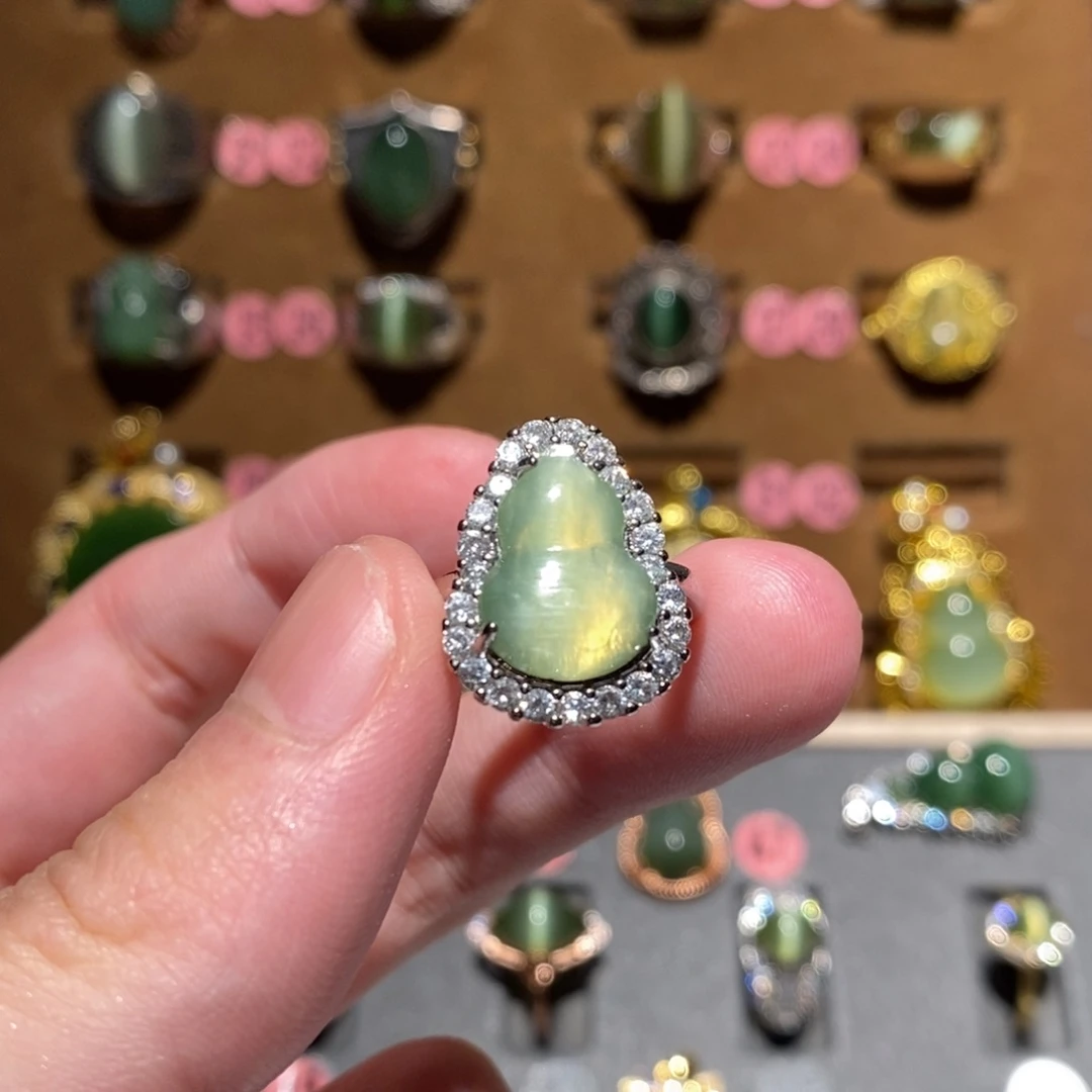 和田玉未镶嵌戒指