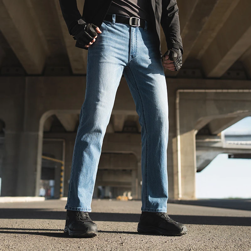 【龙牙】三代隐甲UPE战术通勤牛仔裤百搭耐磨直筒长裤男士通勤穿搭