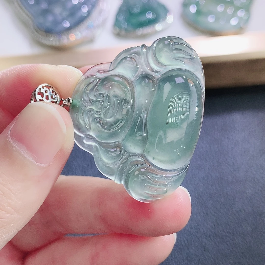 翡翠未镶嵌挂件翡翠