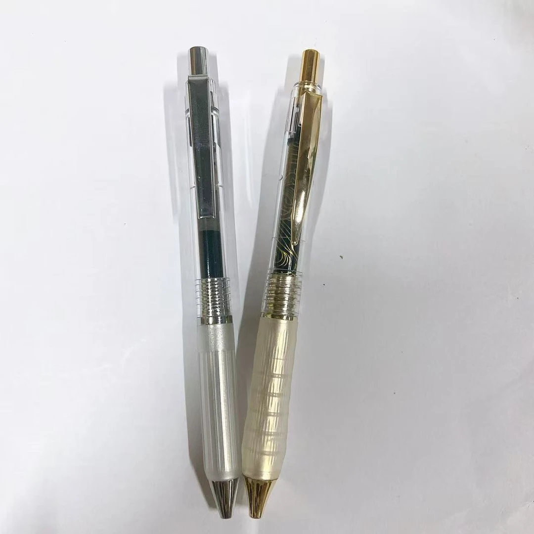 【黑墨-2支】C02柯林闹海+东米银甲卫士按动中性笔