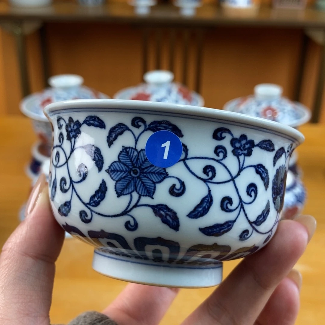 手绘现代茶具非古董