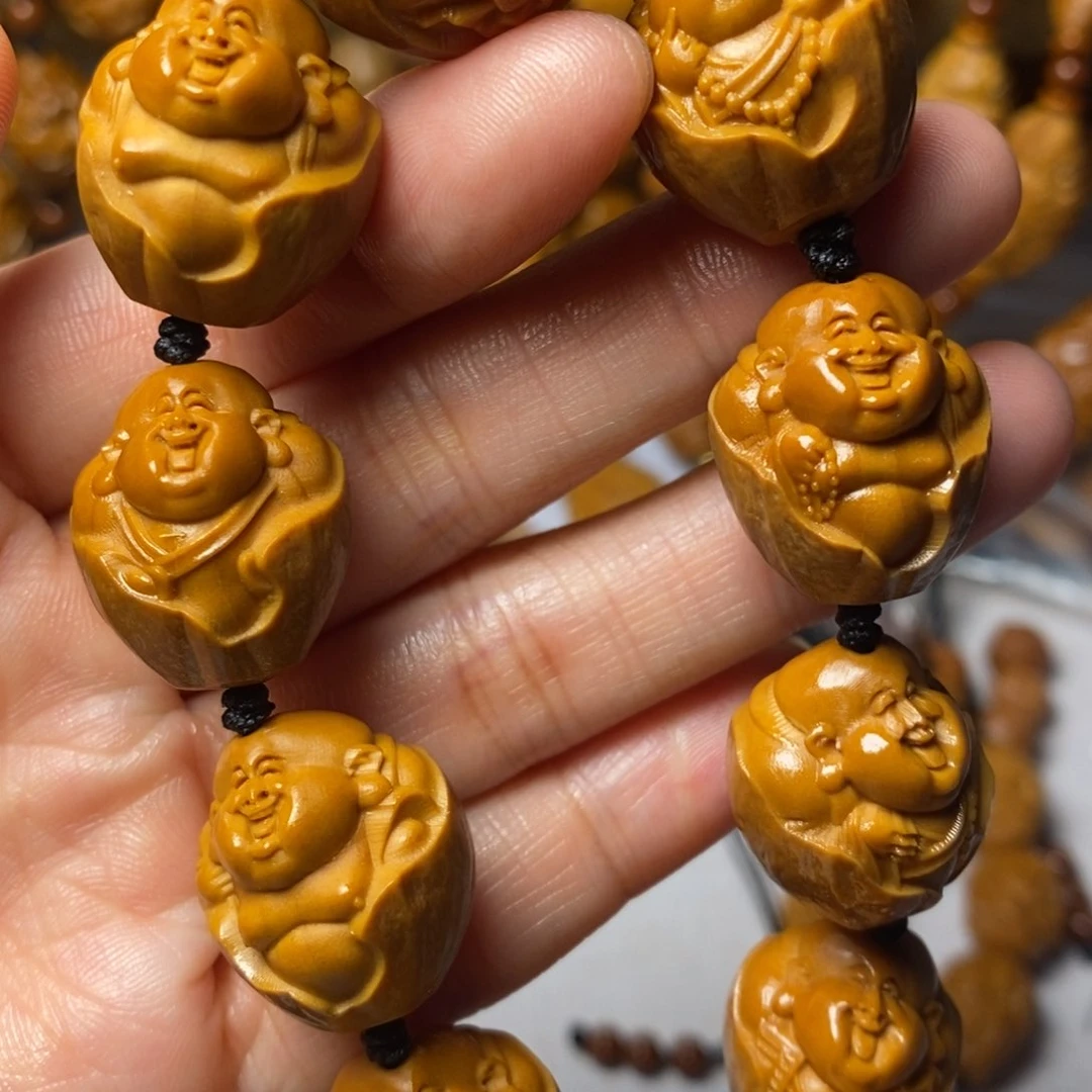 橄榄核手串/手链包衣弥勒
