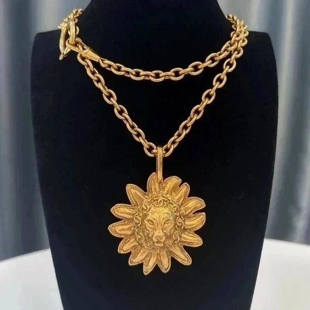 95新 Chanel/香奈儿 Chanel vintage香奈儿中古狮子项链