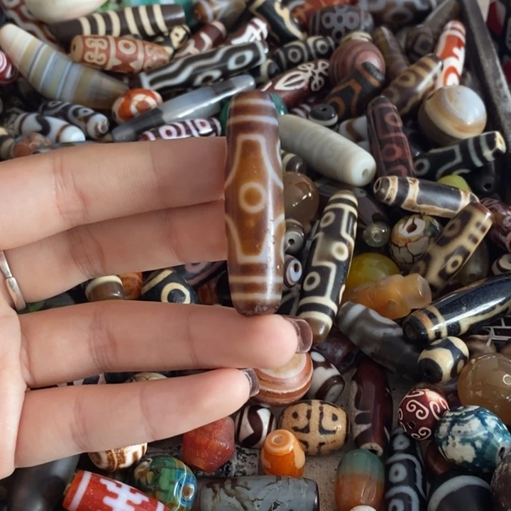 玛瑙/玉髓颈饰足银镀金镶嵌113