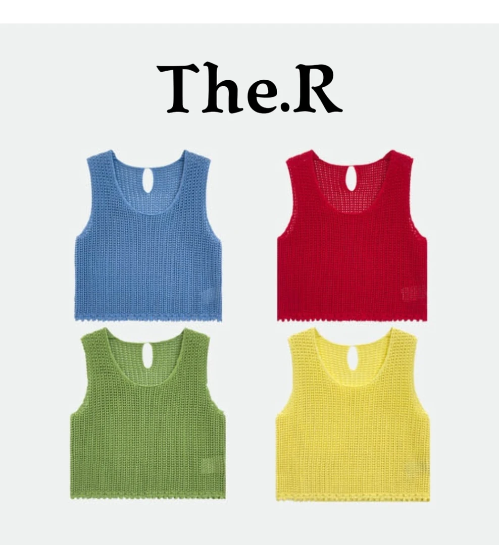 【范范极简】“小禾”原厂定色定染带子shaIC全棉多色针织背心