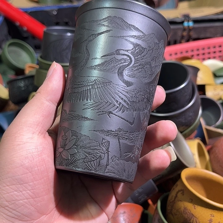 茶杯紫砂全手工紫砂主人杯