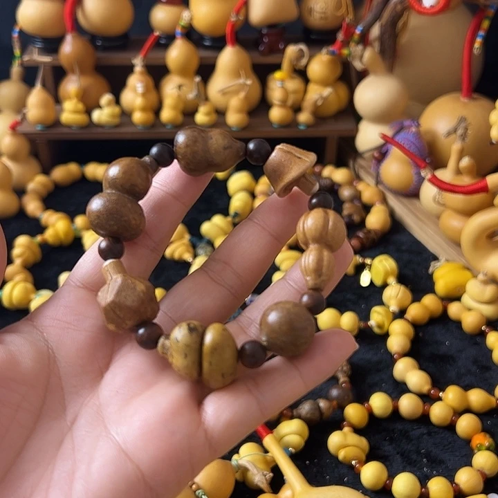龙***貘葫芦花皮一条手串
