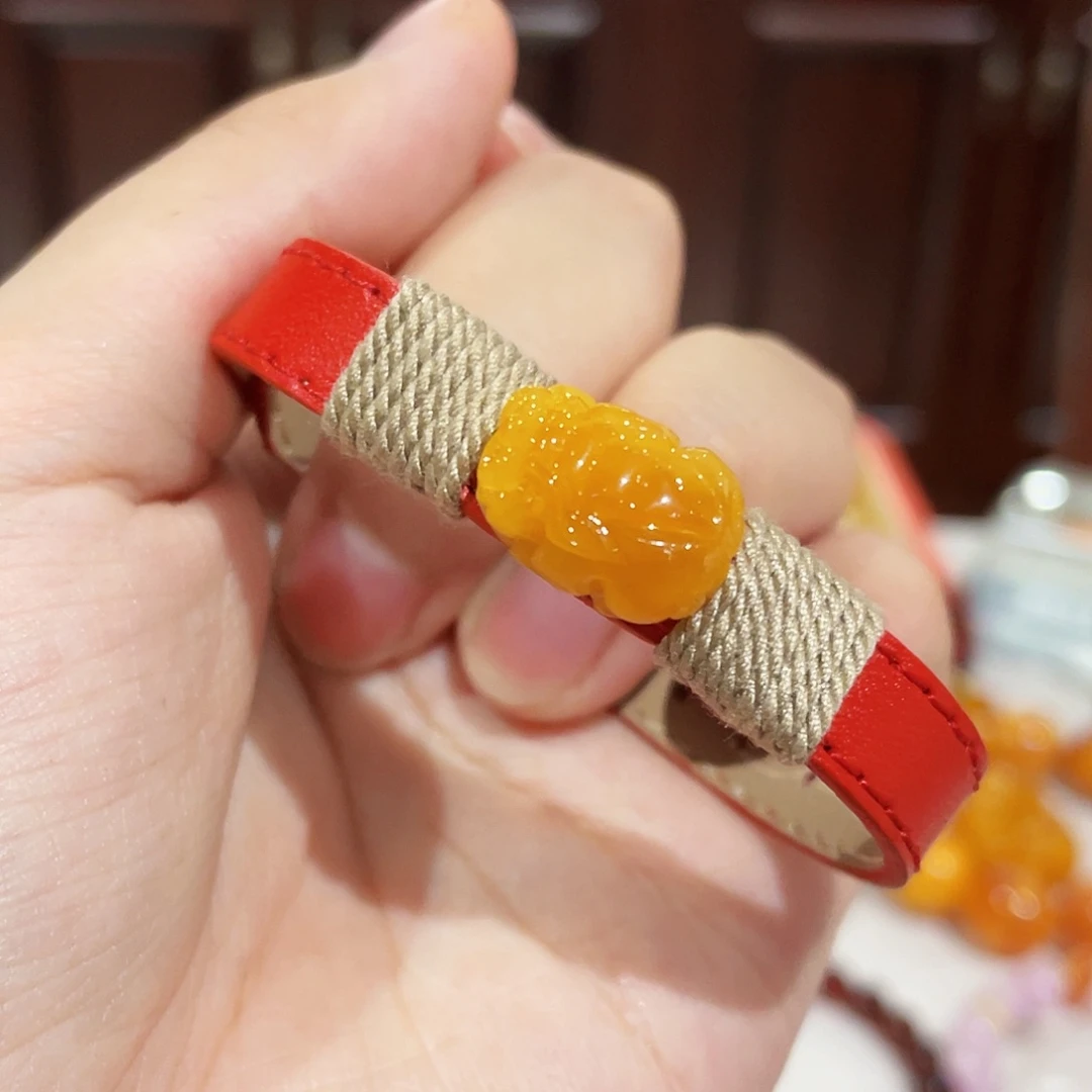手链蜜蜡未镶嵌手串
