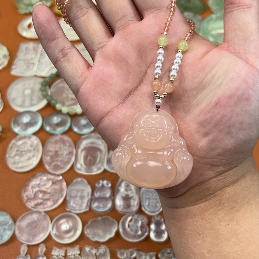 蛇纹石玉未镶嵌多样性随机发一