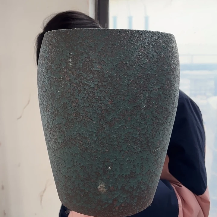 瑕疵高30口20花盆