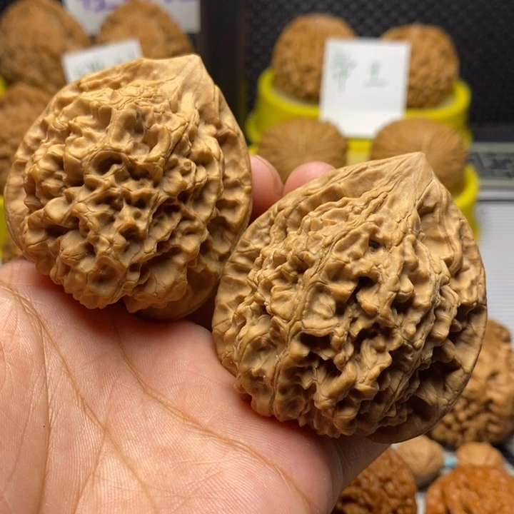 文玩核桃把件官帽47