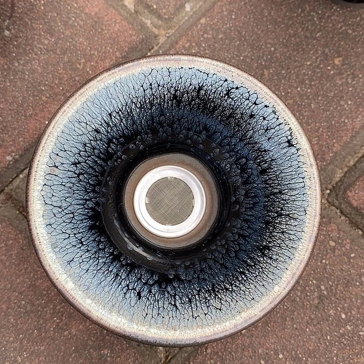 茶盏建盏茶漏一个
