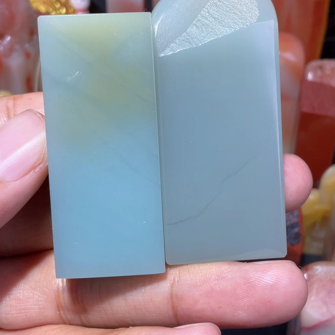 老挝石印石不**画天青石