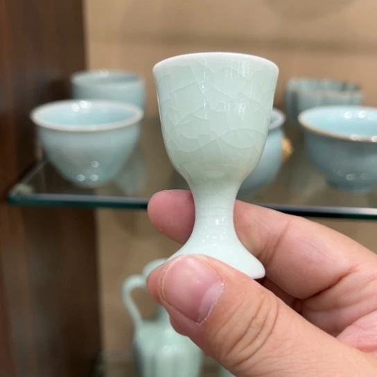 瓷片陶瓷茶具汝瓷茶具