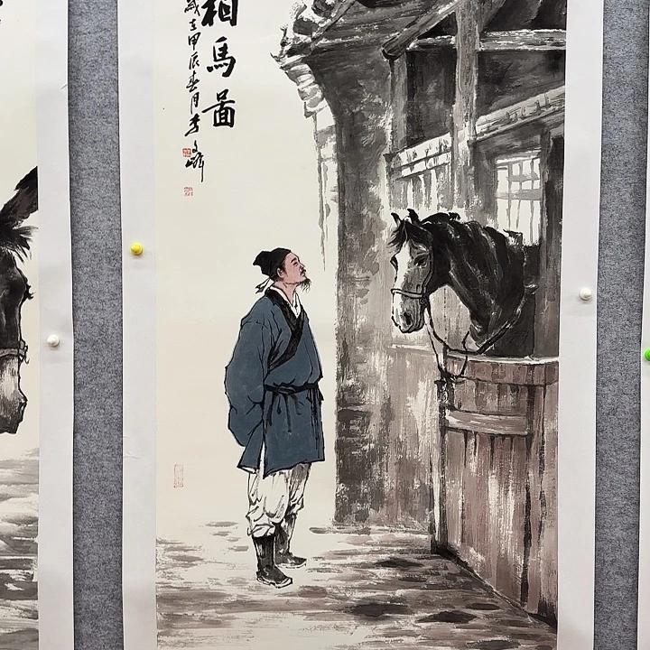 国画花鸟等图案和造型都非常精致