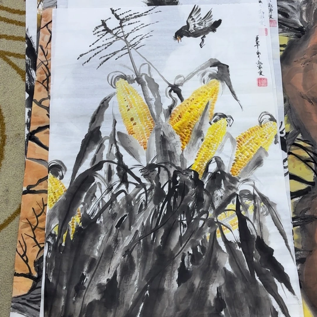 国画国画赵家爱老师作品刘