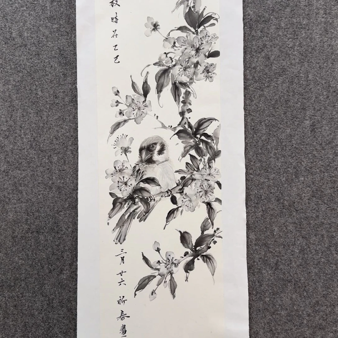 国画吴新春老师手绘作品
