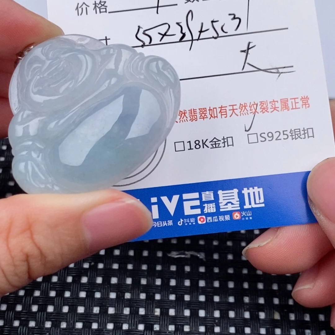 翡翠银S925镶嵌颈饰