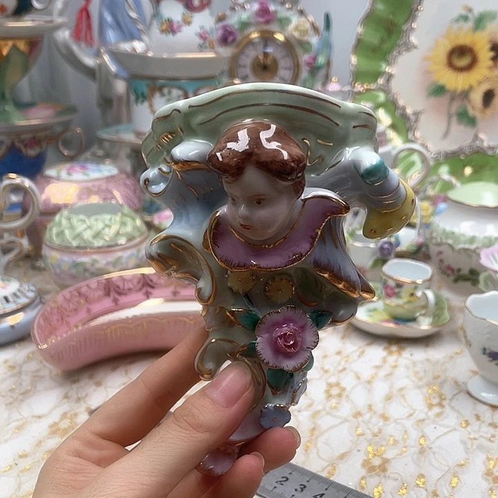 杯碟陶瓷摆件陶瓷