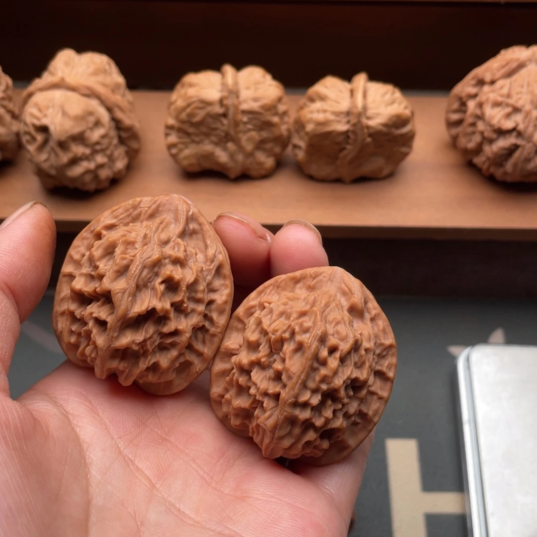 吊坠文玩核桃天地二爷帽37