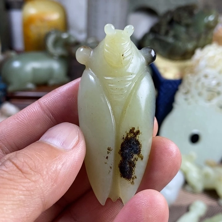 和田玉未镶嵌挂件