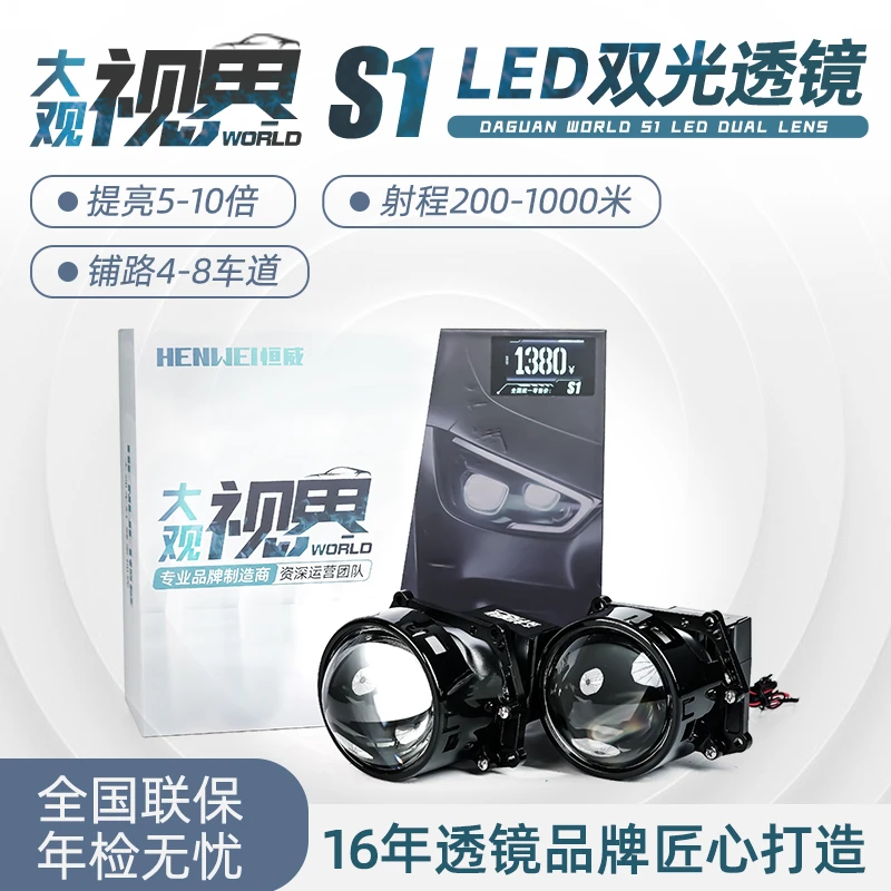 恒威大观S1双光LED透镜