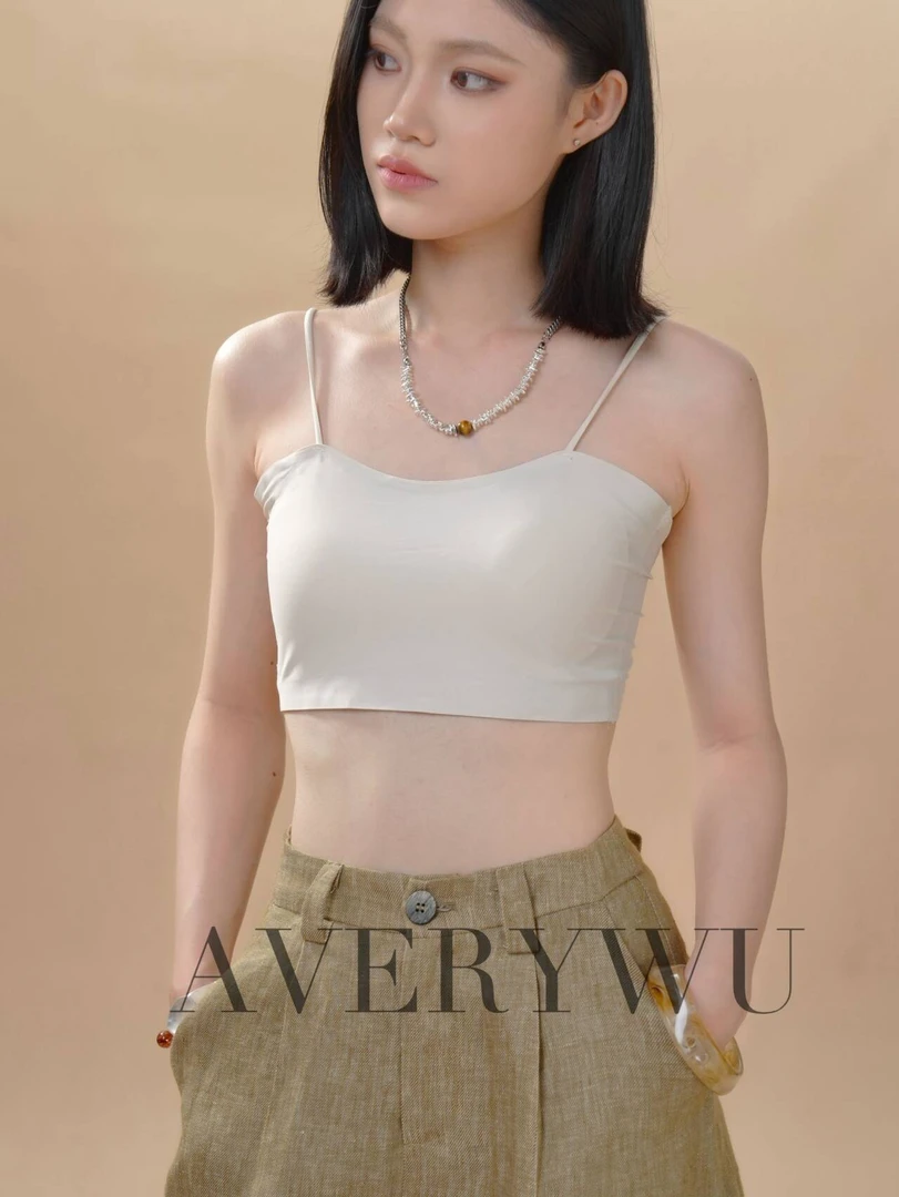 老吴的衣橱 | 夏季薄款冰丝吊带美背短款抹胸内衣冰凉感内搭M013