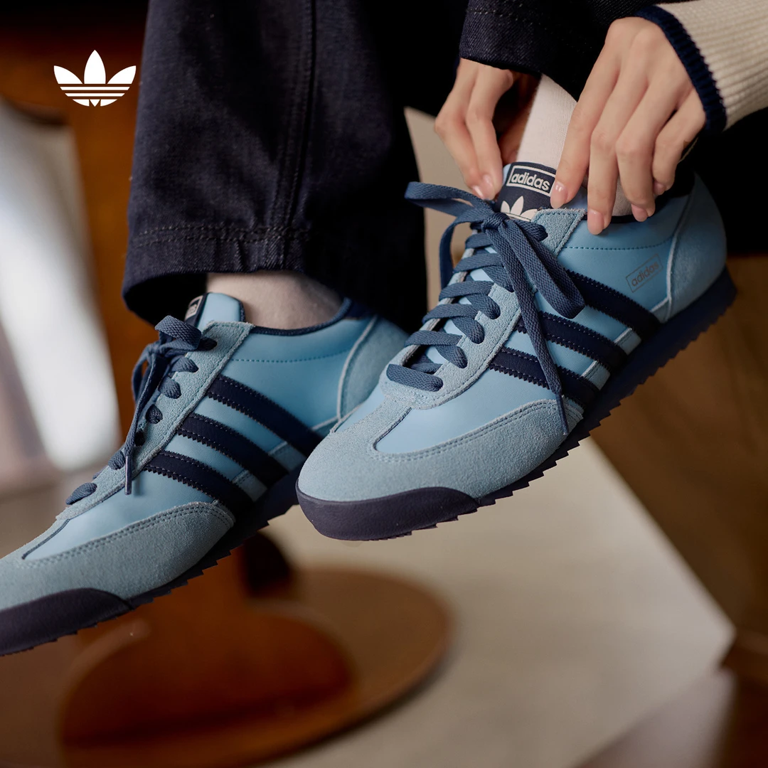 流光风阿迪达斯三叶草「T头鞋」R71复古经典薄底运动鞋男女KI8878