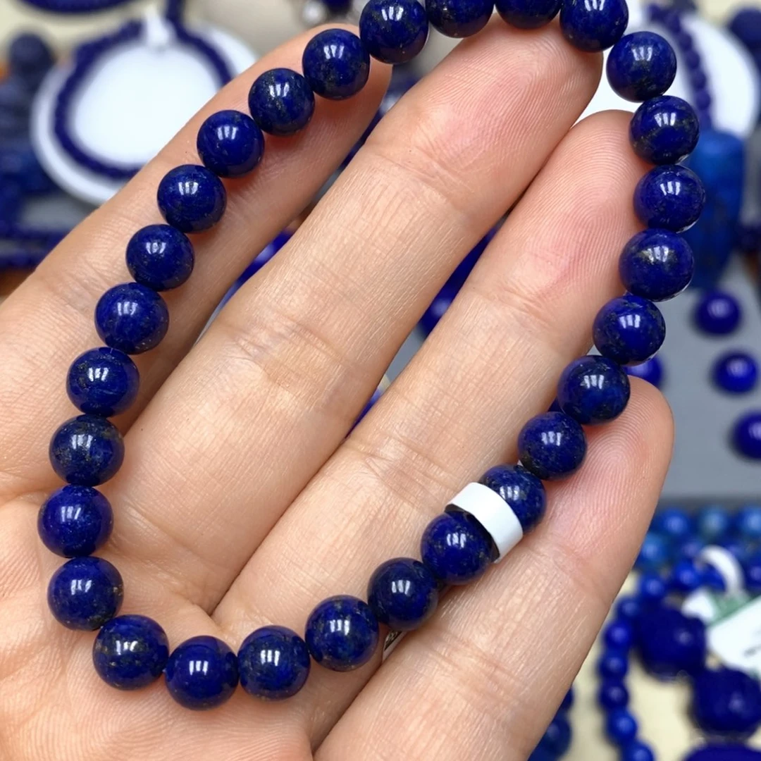 青金石未镶嵌手链