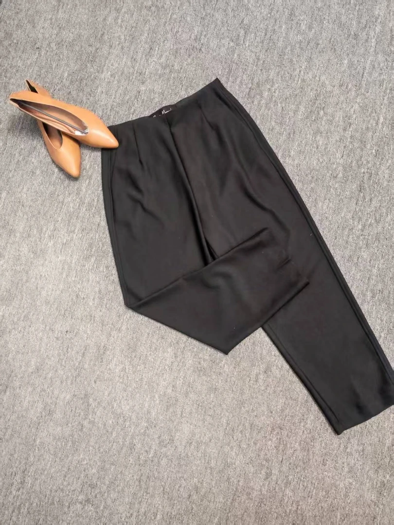 美红家      夏季薄款弹力高级显瘦西裤