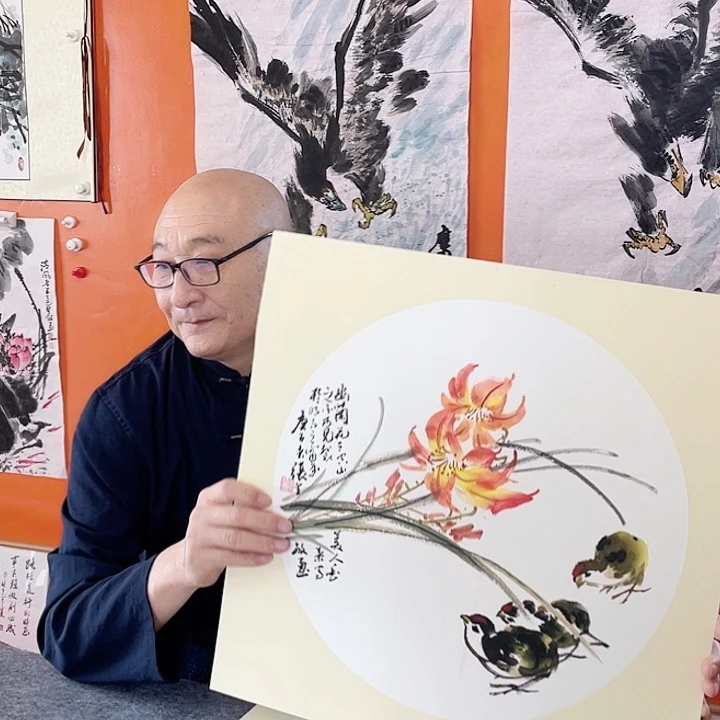 国画张圣敏先生纯手绘作品
