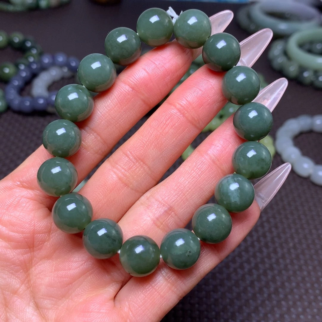 未镶嵌手串和田玉卡12