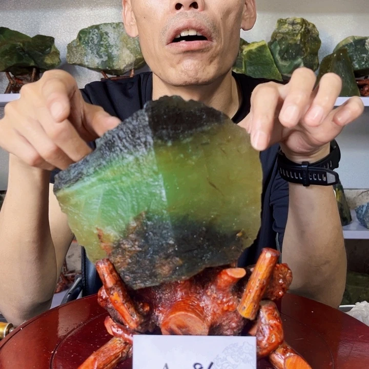 蛇纹石玉未镶嵌珠宝奇石原料