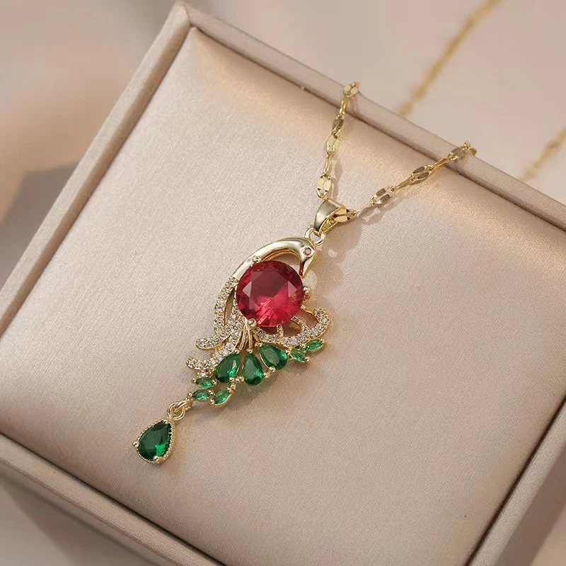 【爱嘉时尚】凤凰项链轻奢设计时尚复古项链（G04/H06）有赠品