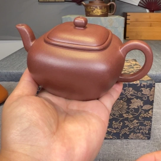 蓝***空茶壶段泥宜兴紫砂