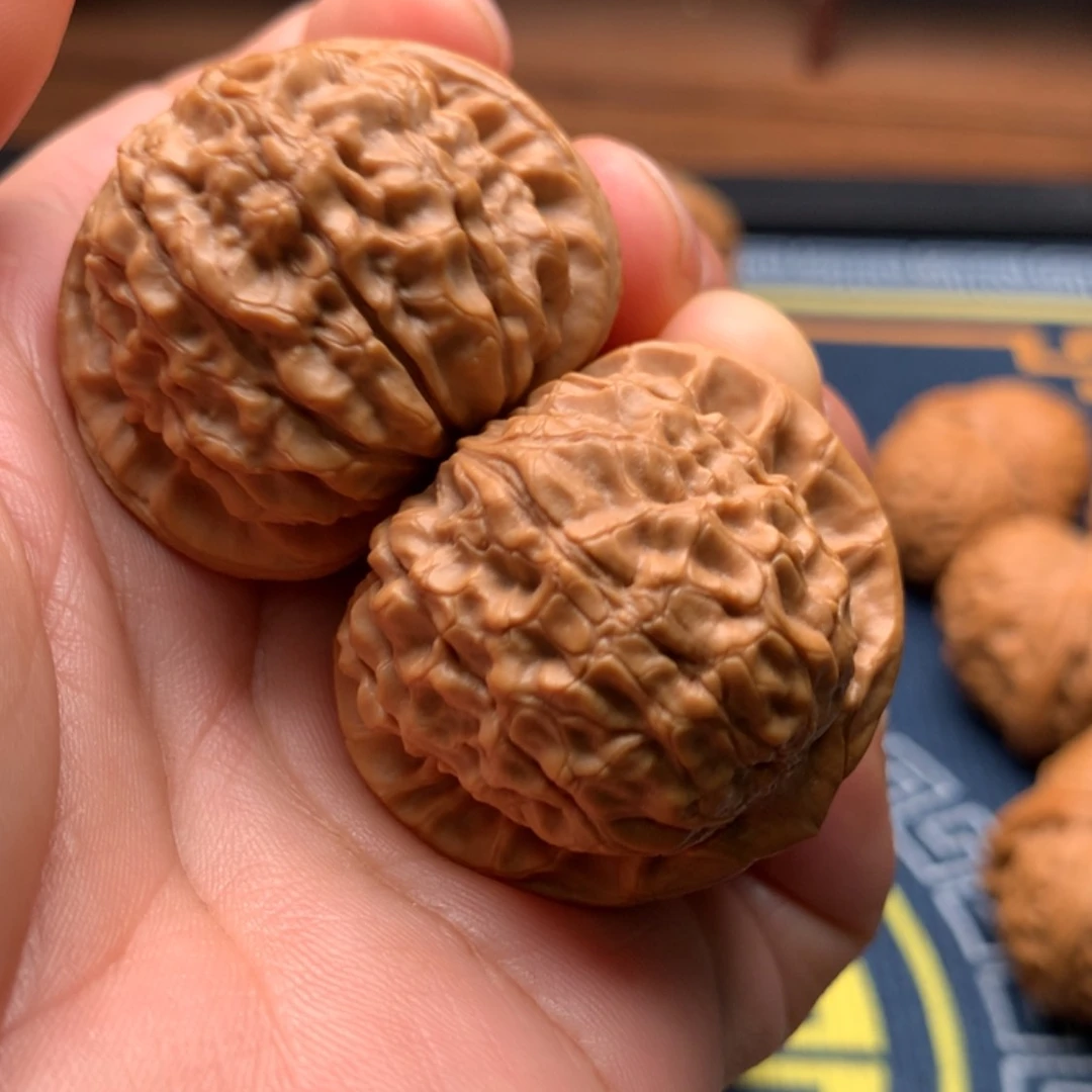 【闪购商品】文玩核桃吊坠静**阳石门元宝37