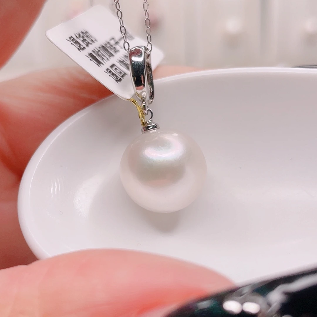 合金淡水珍珠吊坠(赠链)