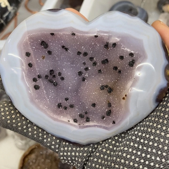 紫晶珠宝半成品未镶嵌