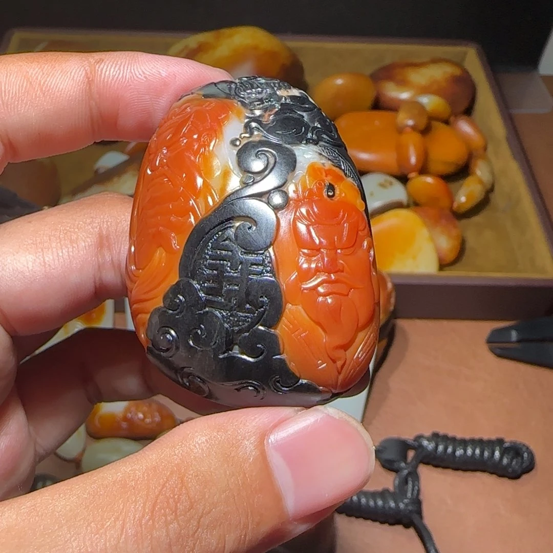 和田玉未镶嵌挂件乾*北