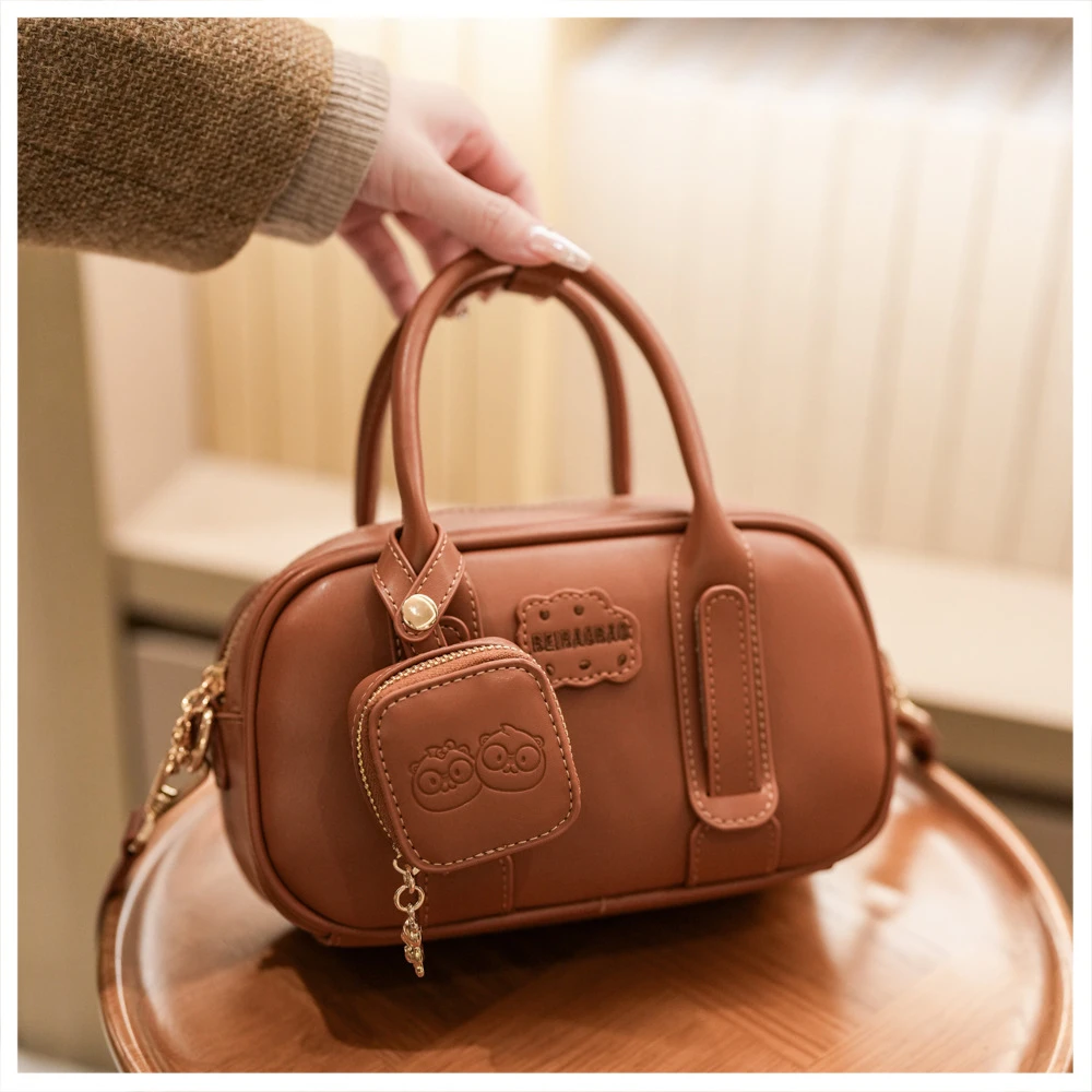 北包包2025时尚复古波士顿手提包精致单肩包洋气斜跨百搭