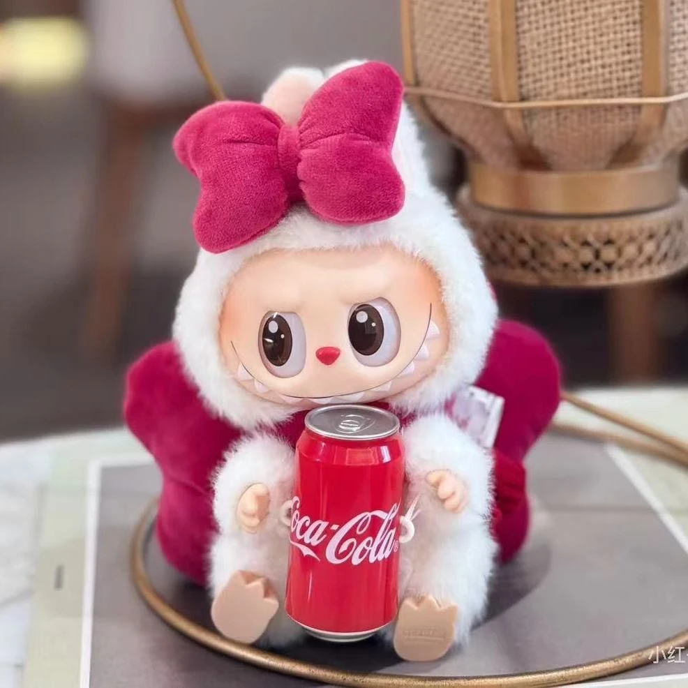 三代搪胶盲盒拉布布公仔衣服挂件惊喜特摇可乐因子着替玛丽猫翅膀