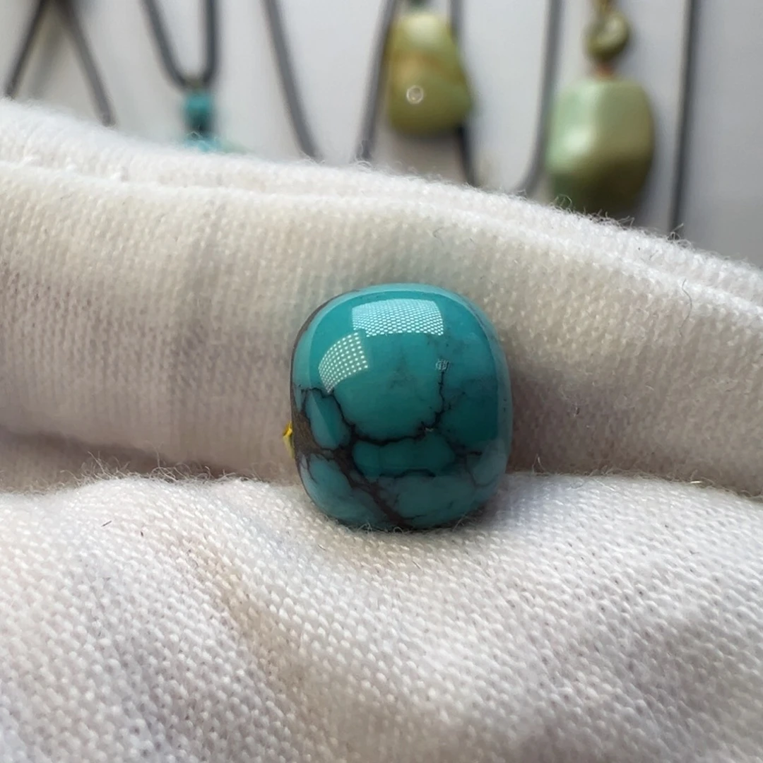 绿松石未镶嵌配饰直径9.6