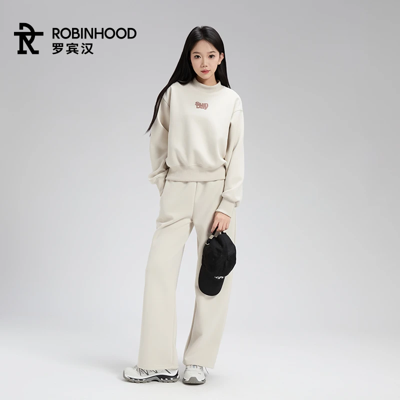 【舒·自在系列】罗宾汉欧若风2025春季宽松休闲舒适时尚套装
