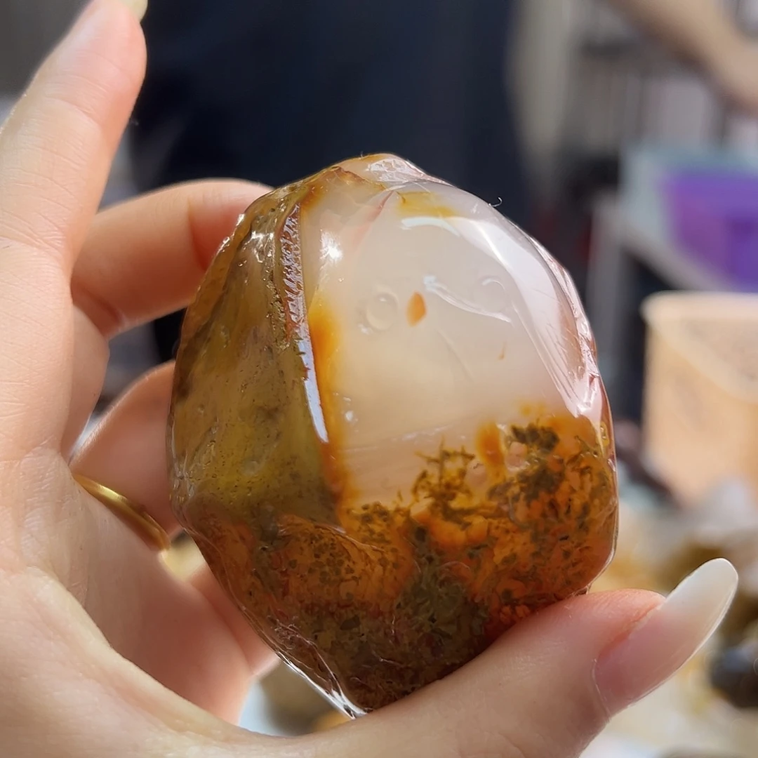 玛瑙/玉髓未镶嵌吊坠(不含链)